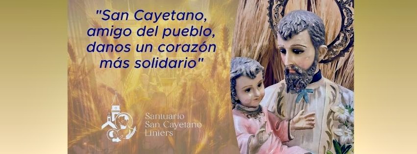 Bendición y cambio de espigas en la imagen de San Cayetano